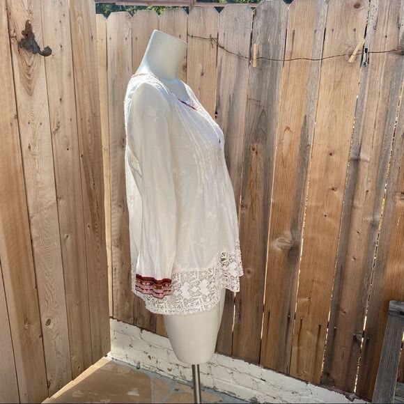 Joie Boho Peasant Blouse size small - Picture 4 of 10